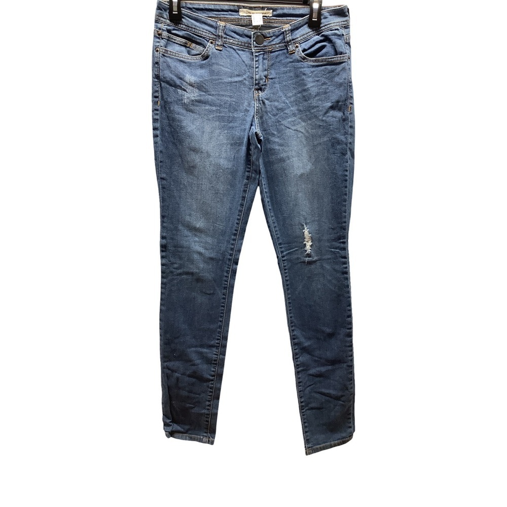 Life In Progress Size 27 Distressed Denim Jeans. Preloved.